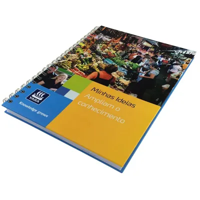 Caderno Capa Dura Wire-o Personalizado 