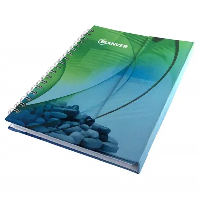 Caderno Capa Dura Wire-o Personalizado 