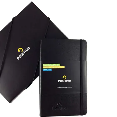 Kit executivo personalizado com caderneta