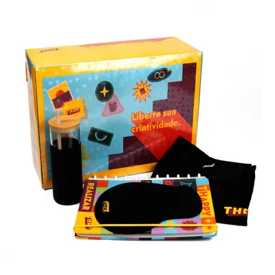 Kit Onboarding Palha - Caderneta, Caneta, Garrafa, Camiseta - 2203077