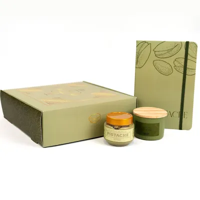 Kit Onboarding Pistache com Vela e Brigadeiro 