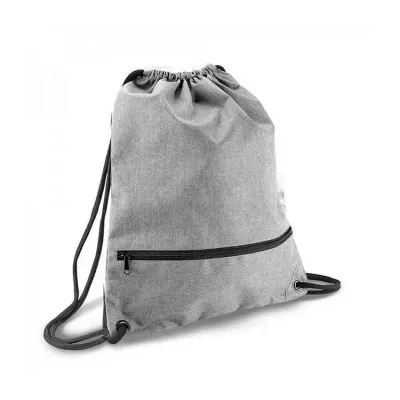 Mochila Saco Poliéster cinza