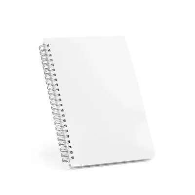 Caderno A5 em PP com tratamento antibacteriano