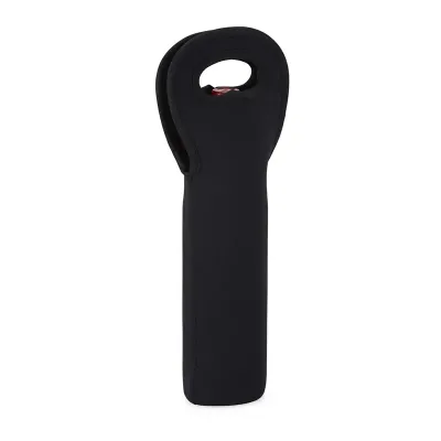 Porta garrafa em neoprene Preto