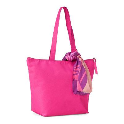 Bolsa rosa em nylon - 1566604