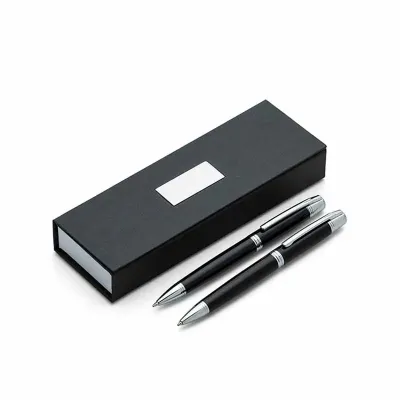 Conjunto de caneta e lapiseira em metal - 670688