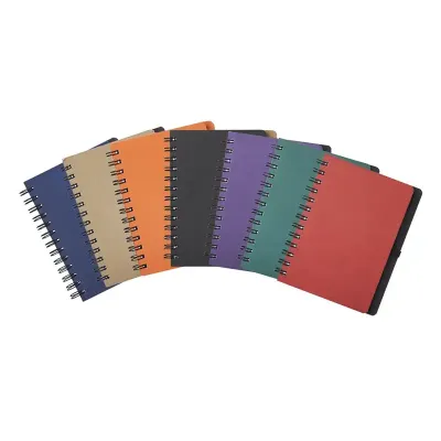 Caderneta em Kraft com Porta-caneta para brinde - cores - 1735706