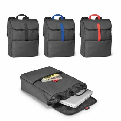 Mochila personalizada para notebook com bolso frontal com zíper - 888219