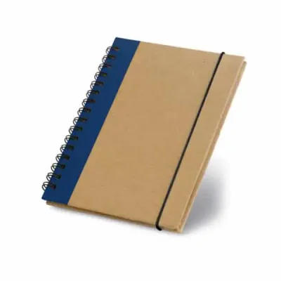 Caderno capa dura na cor azul - 242199