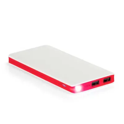 Bateria portátil Personalizado vermelha - 604775