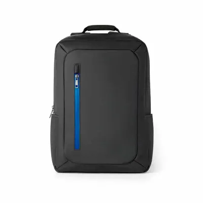 Mochila para notebook preta com detalhe em azul - 1215681