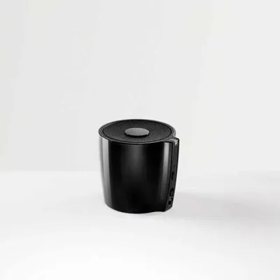 Caixa de som preta com design diferenciado - 1215662