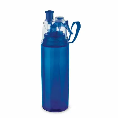 Garrafa personalizada azul com borrifador de água - 1226657