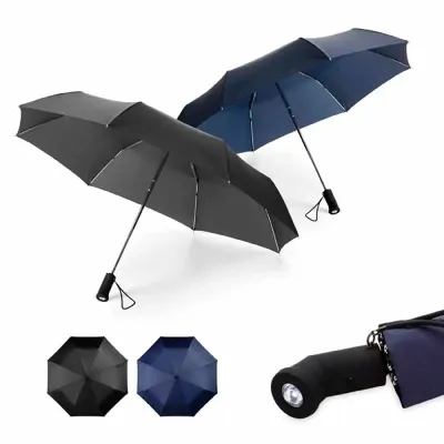 Guarda-chuva na cor preto e azul - 1223435