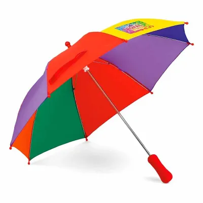 Guarda-chuva colorido para criança 