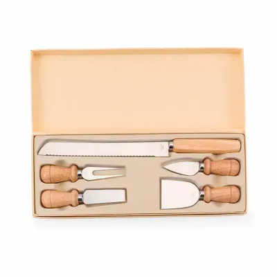 Kit queijo personalizado em estojo de papelão
