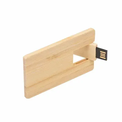 Pen card 4Gb  personalizado de madeira - 1226096