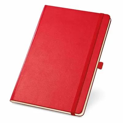 Caderno A5 com 80 folhas não pautadas - vermelho - 1513942