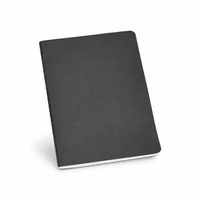 Caderno A5 com 40 folhas pautadas -  preto - 1513946