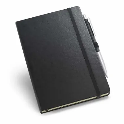 Kit de caderno A5 e esferográfica em cartão - caderno - 1513971