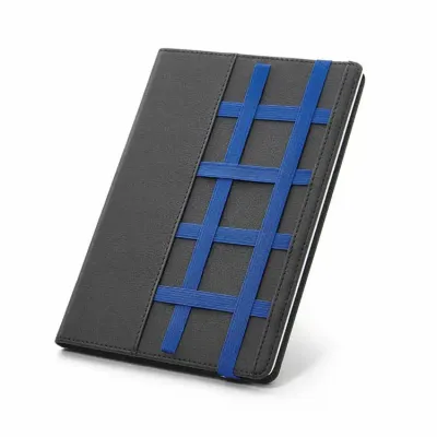 Caderno A5 em sintético capa dura 93712 azul - 1514052