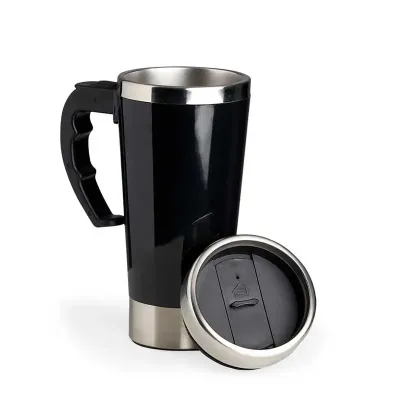 Caneca térmica 500ml com mixer elétrico
