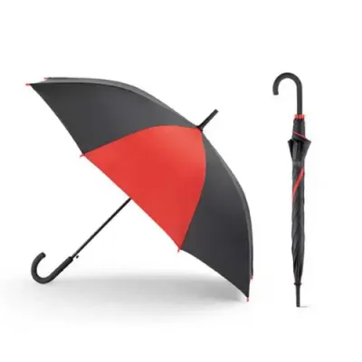 Guarda-chuva preto com vermelho  - 909830