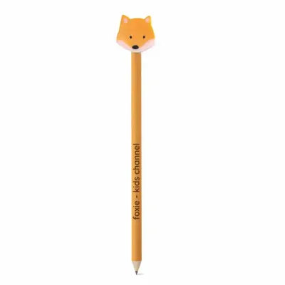 Lápis com boneco de borracha personalizado - 1512620