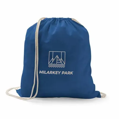 Sacola tipo Mochila 100% algodão personalizada