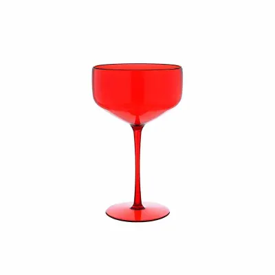 Taça Coupe para Drinques 390 ml vermelho - 1514238