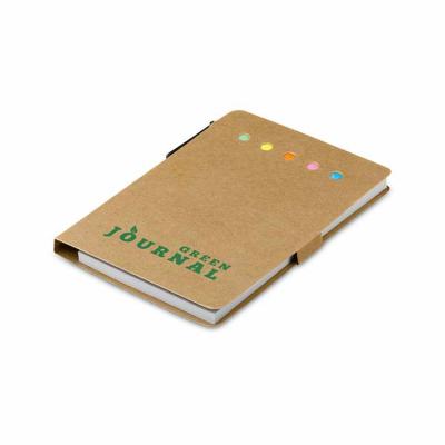 Kit Bloco de anotações ecológico personalizado con caneta