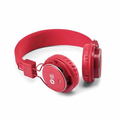 Fone de ouvido dobrável vermelho personalizado - 1291324