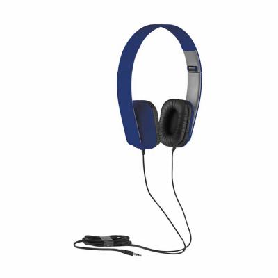Fone de ouvido azul dobrável personalizado - 1291321