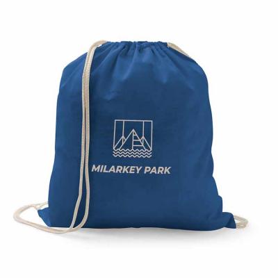 Saco mochila azul personalizado  - 1290755
