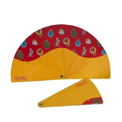 Leque retrátil Papel couché 