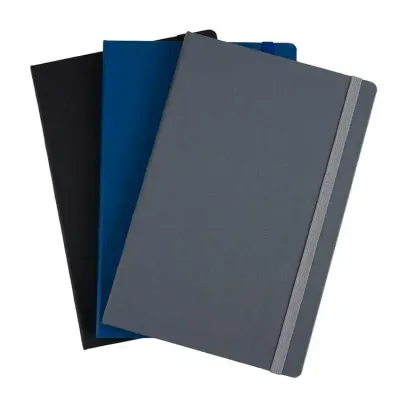 Caderneta Personalizada - azul e cinza - 1526714