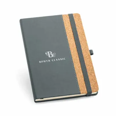 Caderno A5 Capa Dura Ecológico cinza