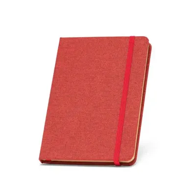 Caderno A5 com Capa Dura vermelho - 1528152
