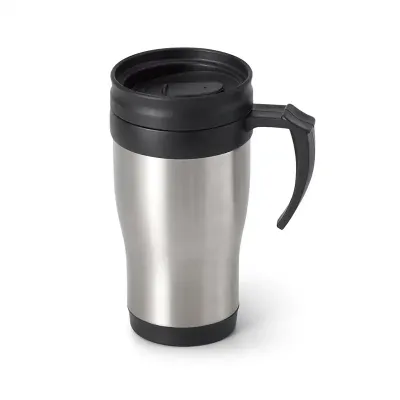Caneca inox 420ml com tampa