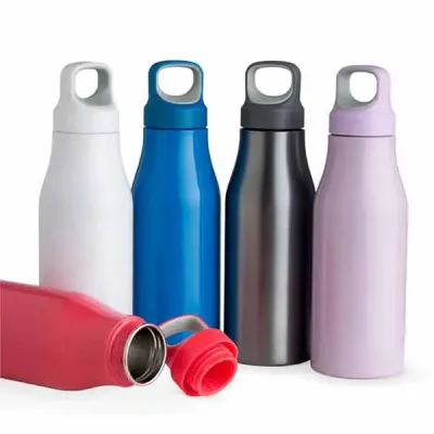 Garrafa Inox 650ml - opções de cores