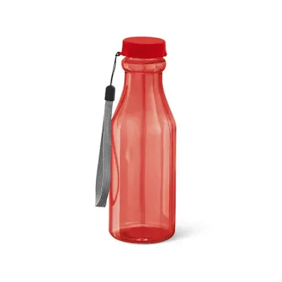 Squeeze de Plástico vermelho com Tampa 510ml - 1529814