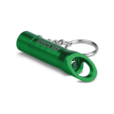 Porta chaves com lanterna verde