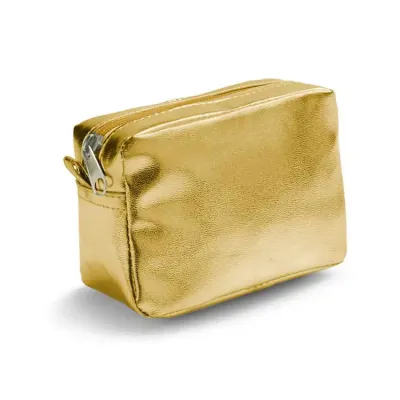 Bolsa Multiuso em PVC com Zíper - dourada - 1529702