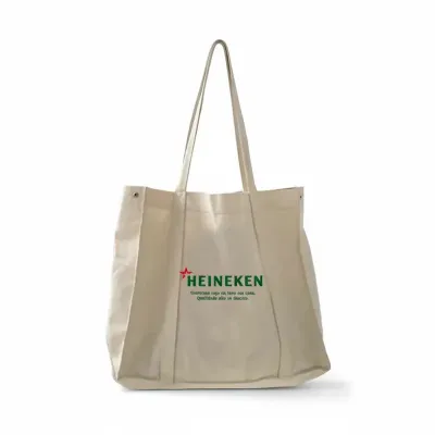 Sacola Ecobag em algodão cru - 1