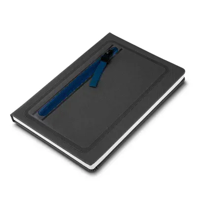 Caderno de Anotações com Porta-Objetos na Capa - 416369