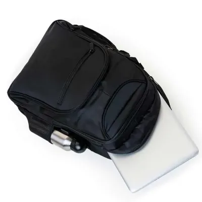 Mochila para notebook com vários compartimentos e bolsos
