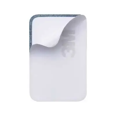 Adesivo porta cartão de lycra para celular- branco com logo - 925726