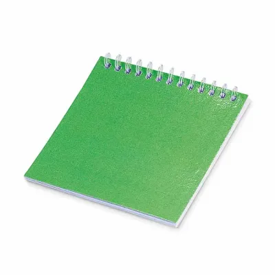 Bloco para colorir com capa na cor verde  - 1067591