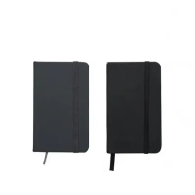 Cadernetas: cinza e preta