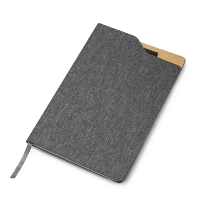 Caderno de anotações com suporte para caneta - 1880776